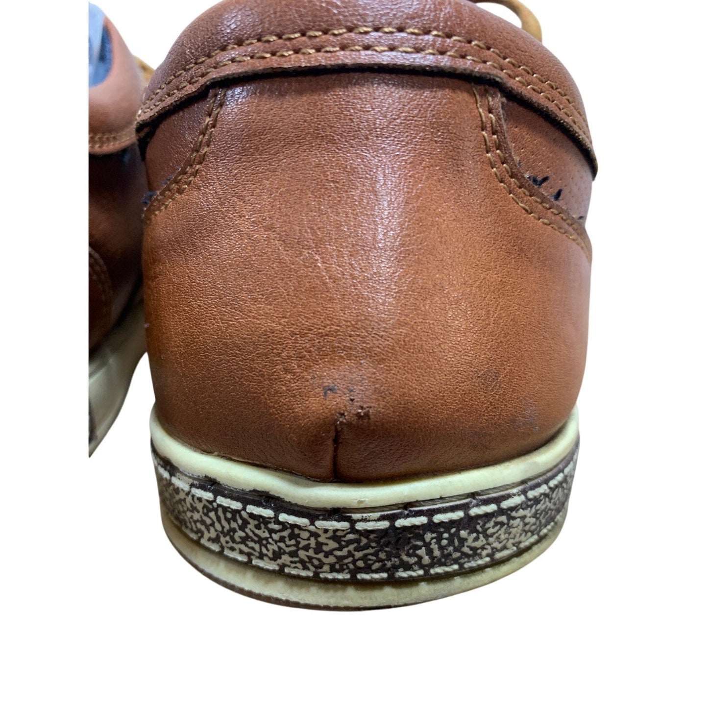 Vostey Mens Size 9  Brown Sneakers Lace Up Closed Round Toe Casual Shoes