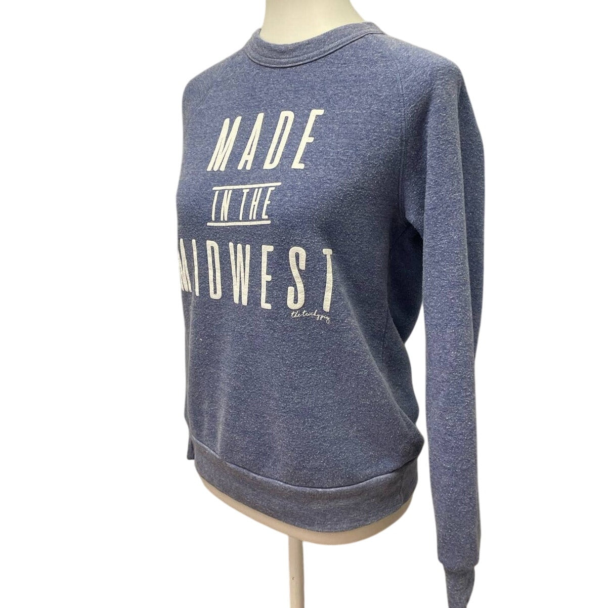 Alternative Made in the Midwest Womens Small Long Sleeve Crew Neck Sweatshirt