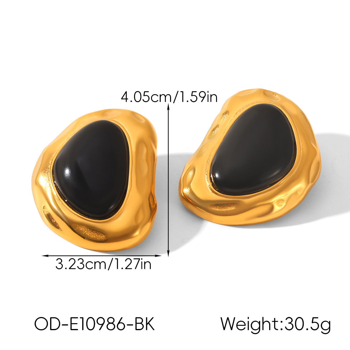 Vintage Personalized Non-fading Titanium Steel Earrings For Women