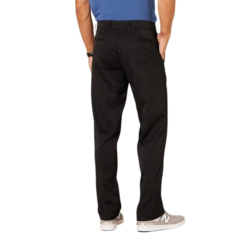 Amazon Essentials Mens 42X30 Black Classic Fit Straight Leg Stretch Golf Pants