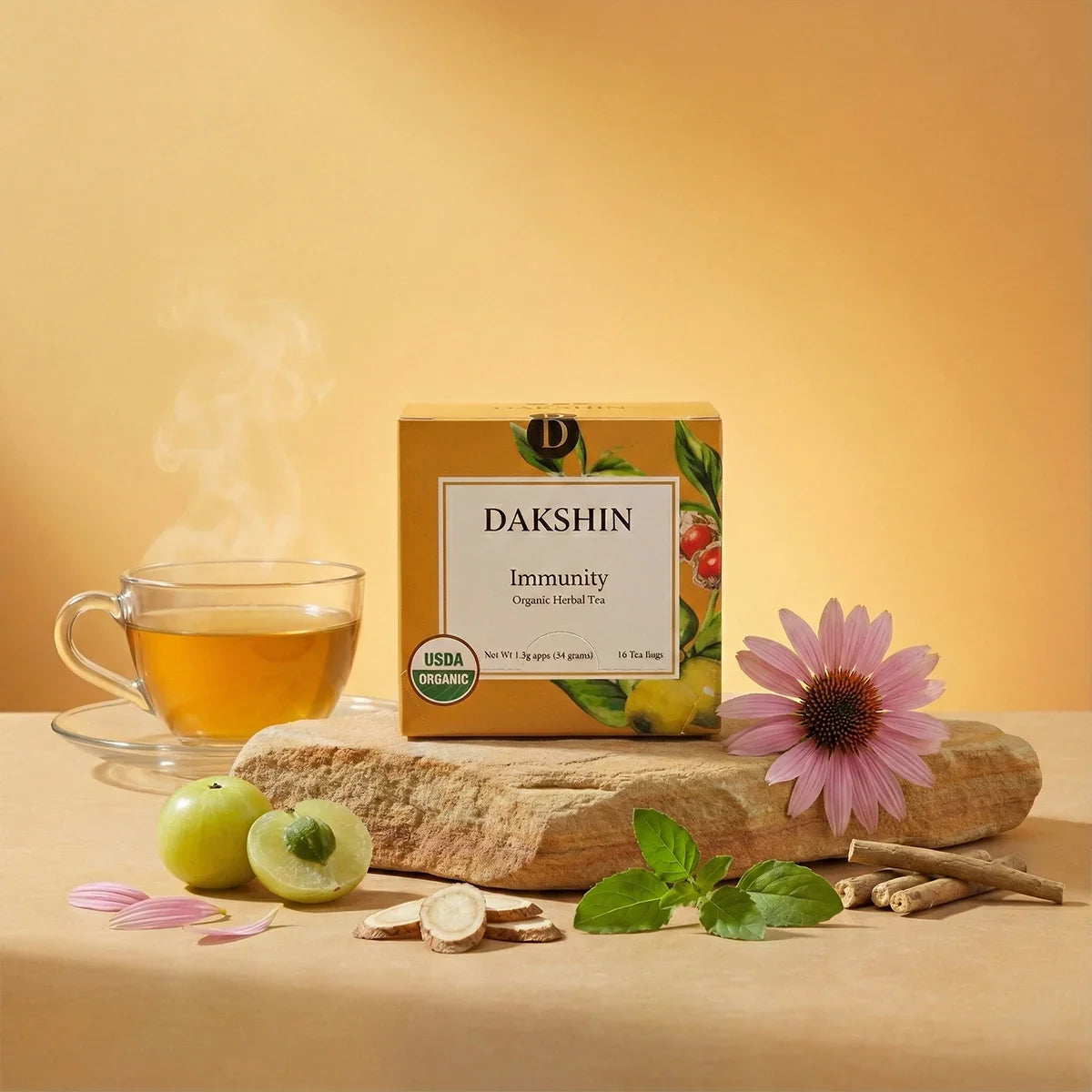 Organic Immunity Herbal Tea - Immune Boost by Dakshin-0