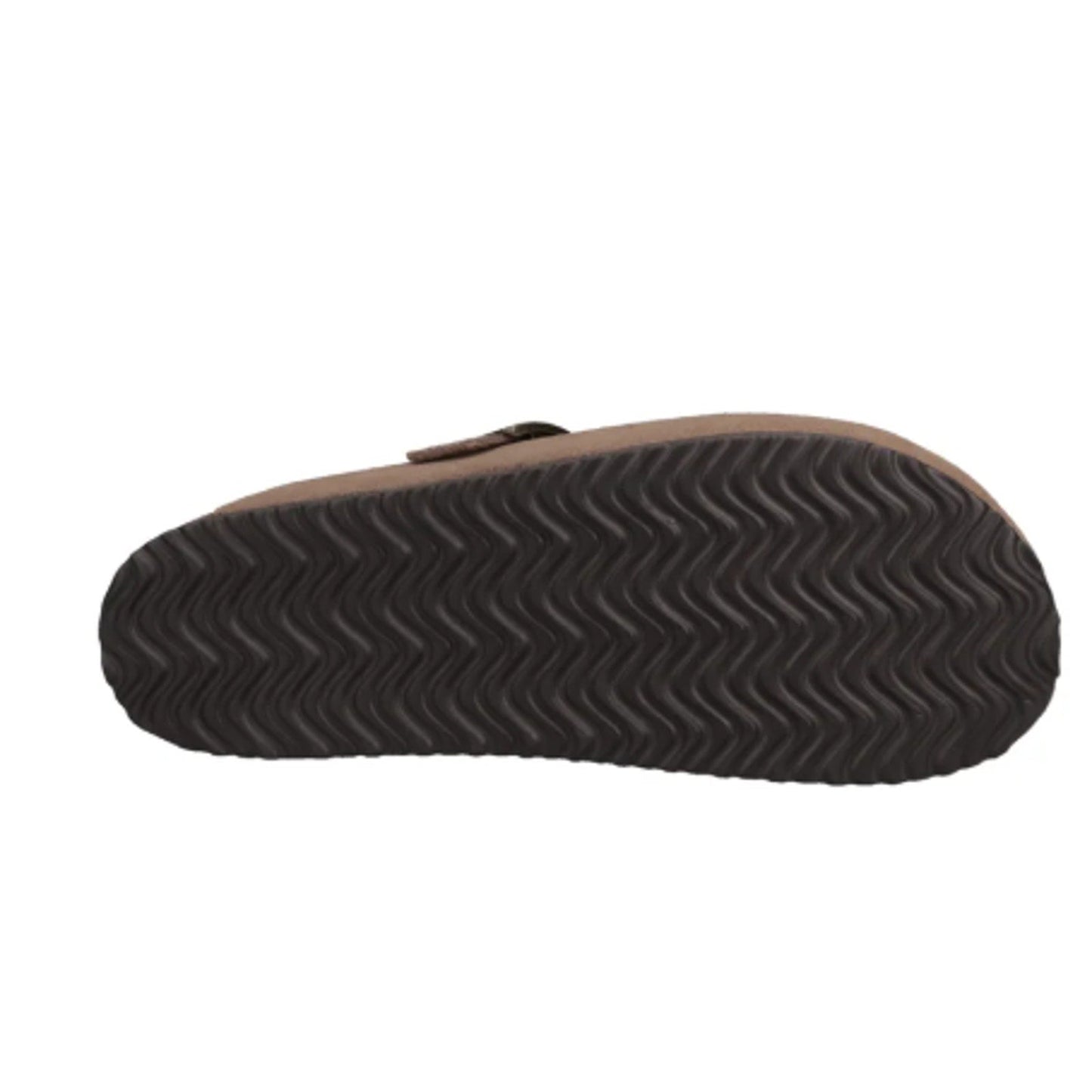 New In Box Khombu Mens Size 8 Taupe Faux Suede Damian Cork Slide On Mule Shoes