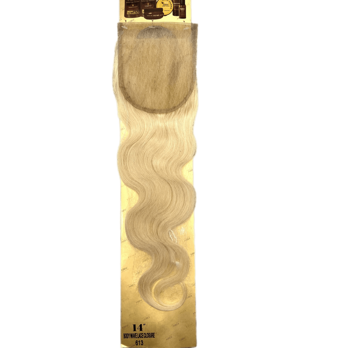 Ebin New York 4X4 CLOSURE BODY WAVE 14''(613)