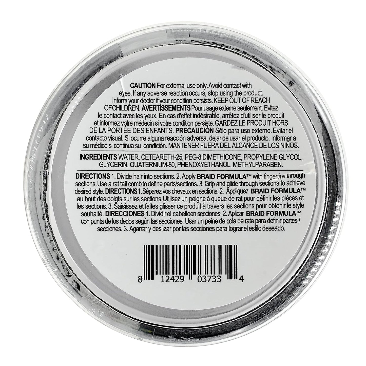 EBIN NEW YORK Braid Formula Conditioning Gel, Super Hold, 11oz
