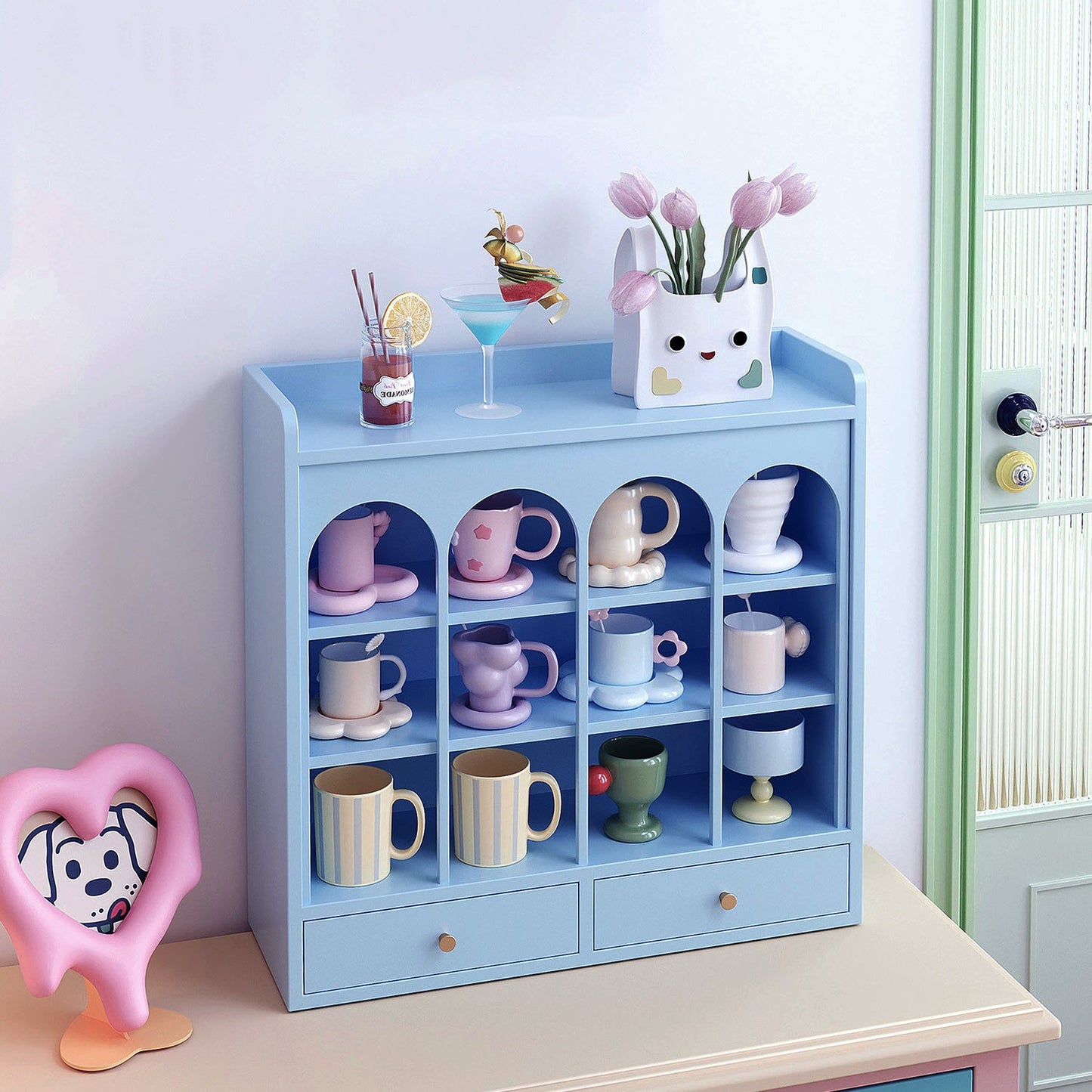 Japanese-inspired mug rack-6