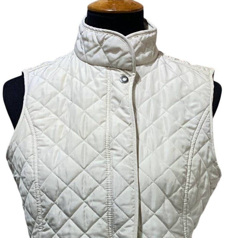 Van Heusen Small Ladies Full Zip Quilted Fleece Lined Warm Outerwear Vest