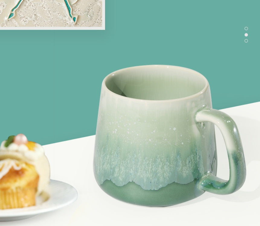 Kiln Glazed Raw Ore Ceramic Mug Creative