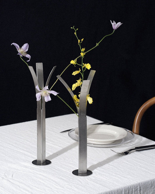 Minimalist Stainless Steel Vase-0