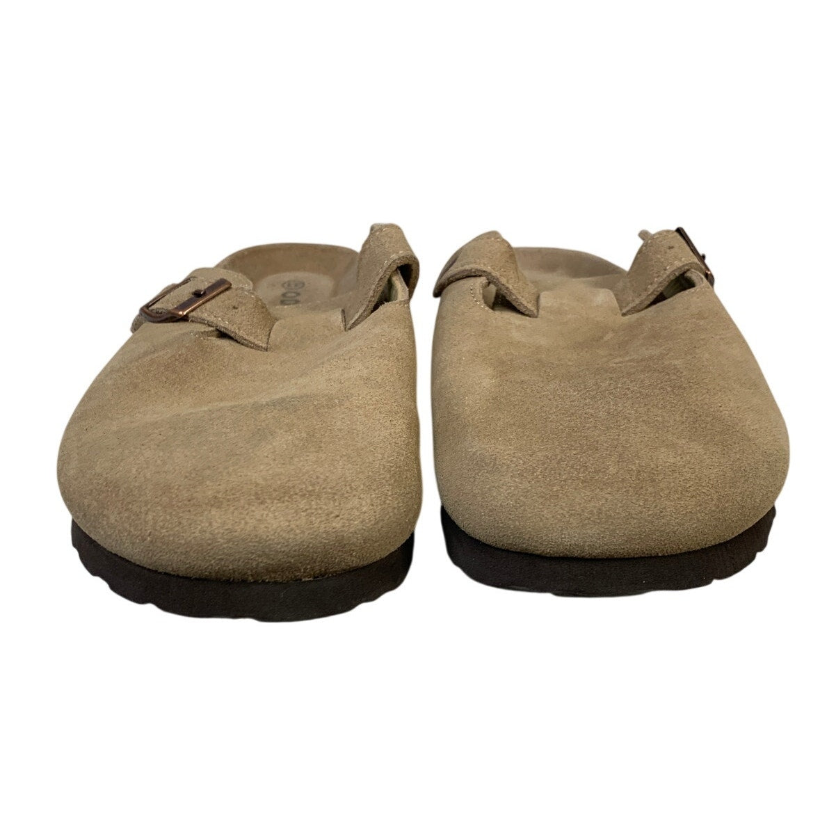 Odoly Womens Size 10 Brown Suede Clogs Sandals Closed Round Toe Slip On Shoes