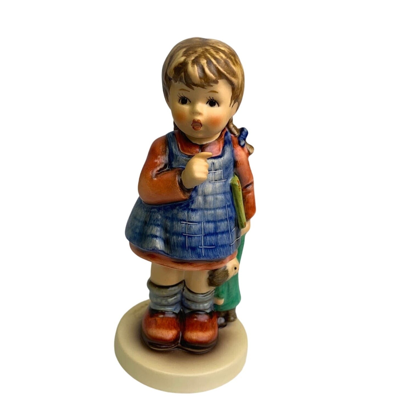 Vintage 1988 Hummel Goebel #486 I Wonder Girl Collectible Ceramic Figurine