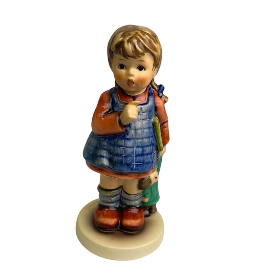 Vintage 1988 Hummel Goebel #486 I Wonder Girl Collectible Ceramic Figurine