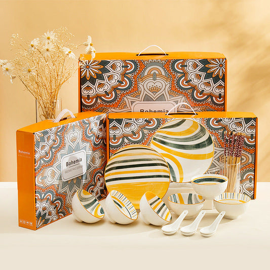 Galaxy Planet Tableware Set Gift Color Box
