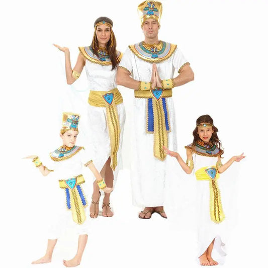Egyptian Family Halloween Celebration Costumes