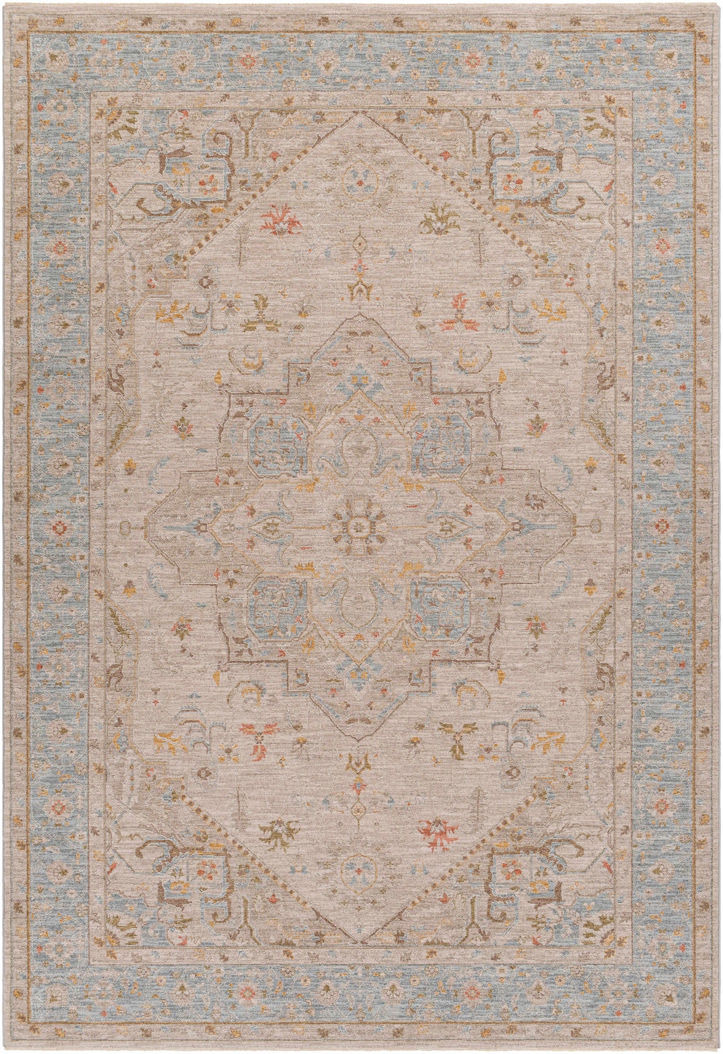 Ehan Cream Oushak Rug-0