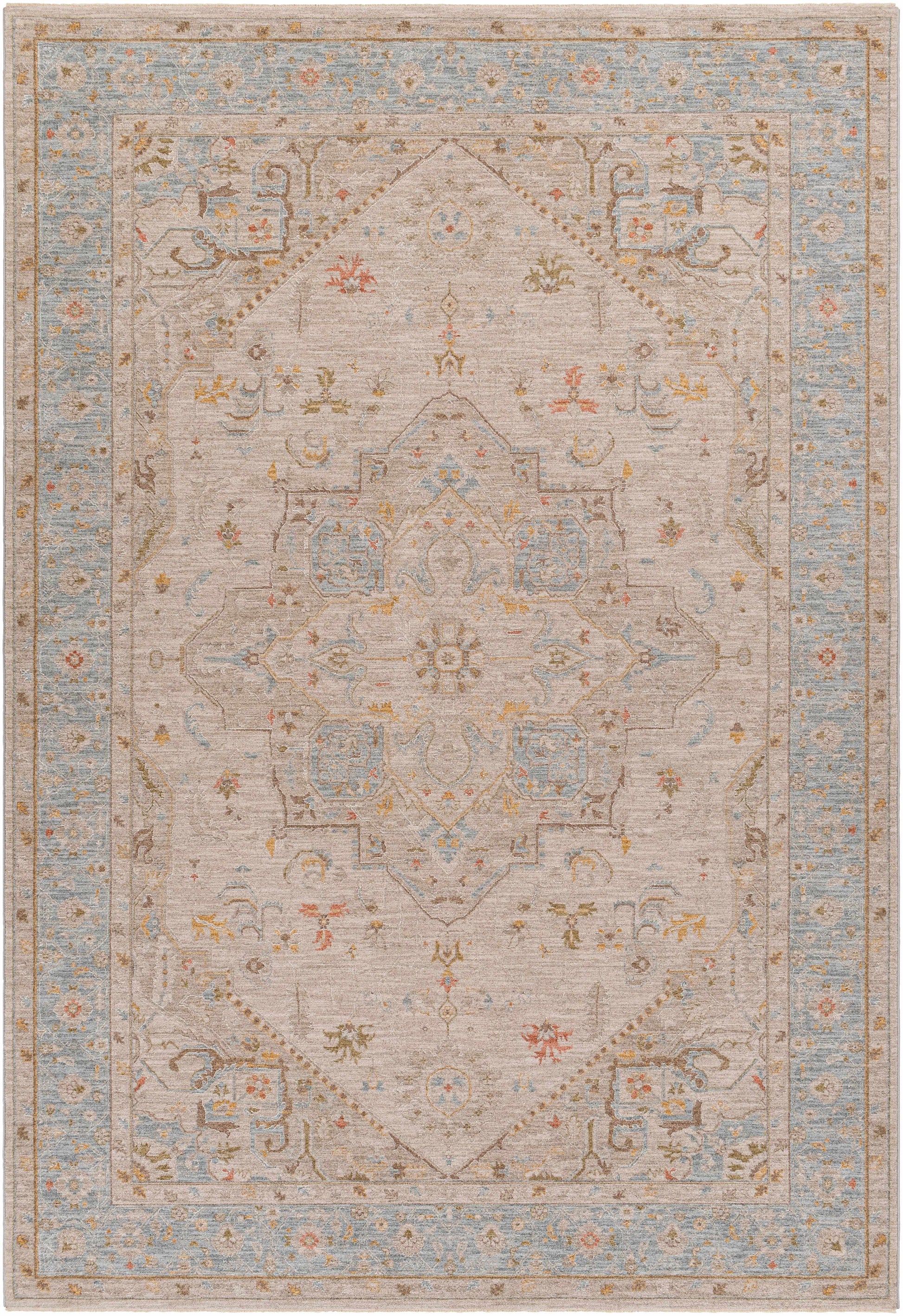 Ehan Cream Oushak Rug-0