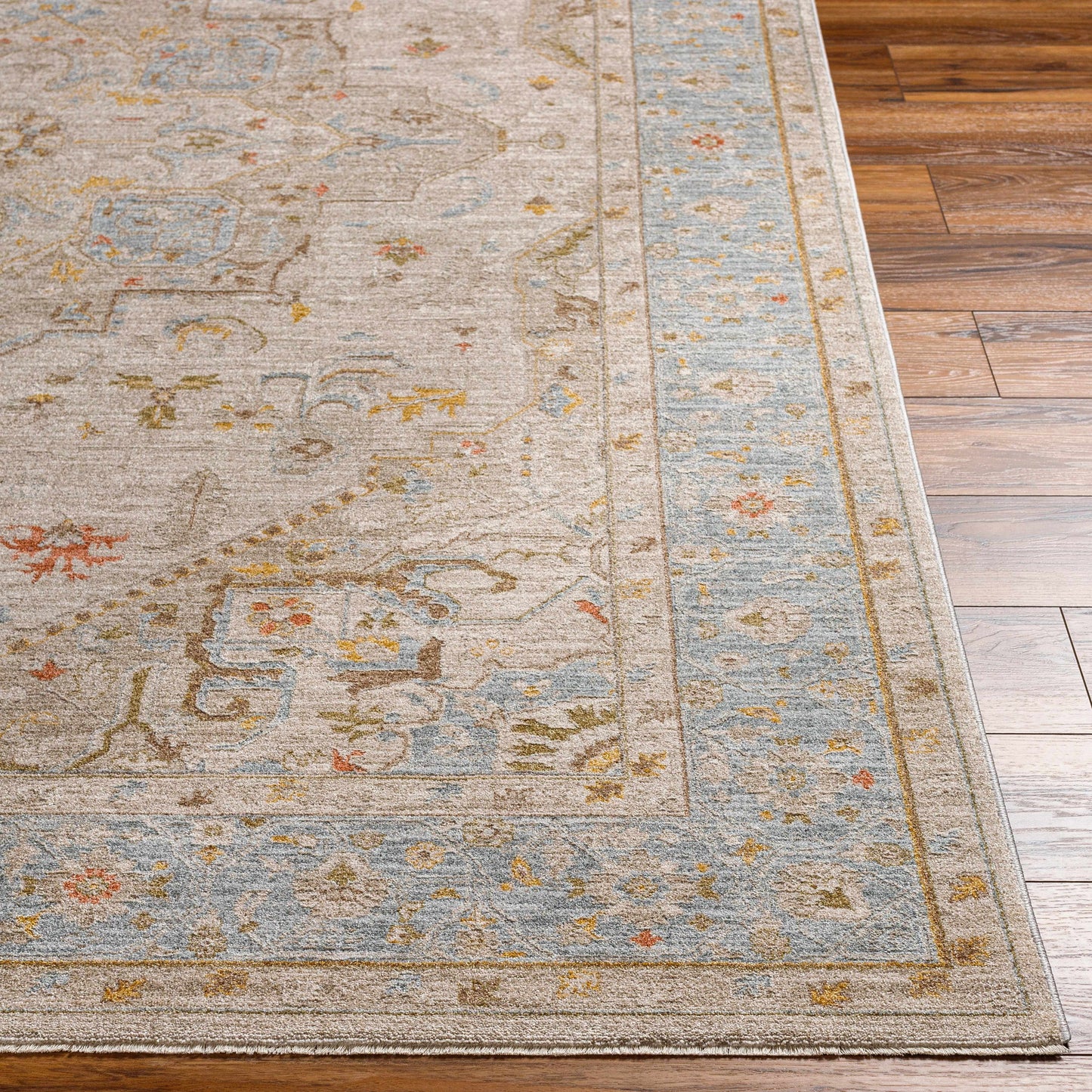 Ehan Cream Oushak Rug-4