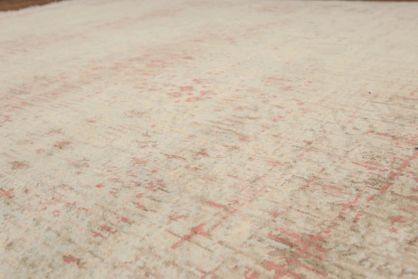 6' x 9' Hand Knotted Industrial Chic 100% Wool Area rug Aqua-2