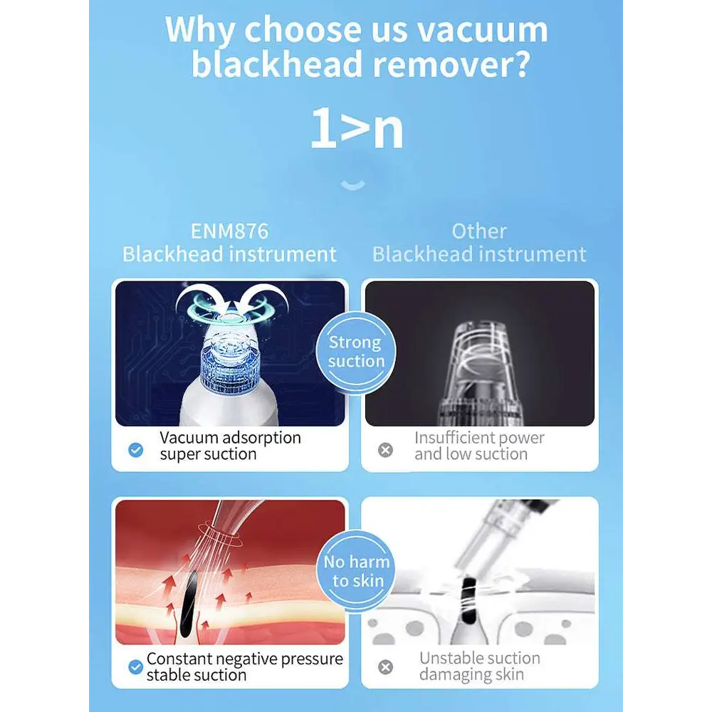 Electric Blackhead Suction Instrument with Base