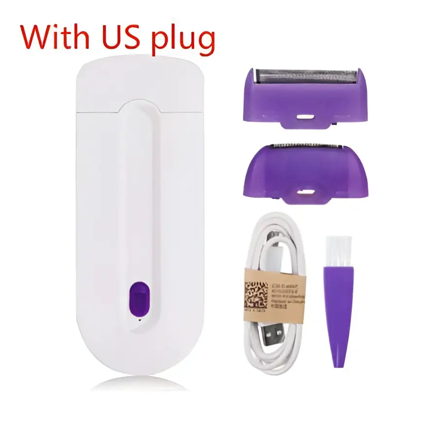 Electric Hair Removal Device with Sensa-Light Head