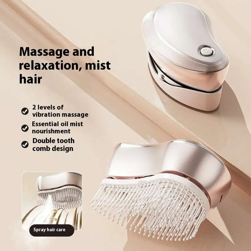 Electric Spray Massage Comb Hair Care Mist Device
