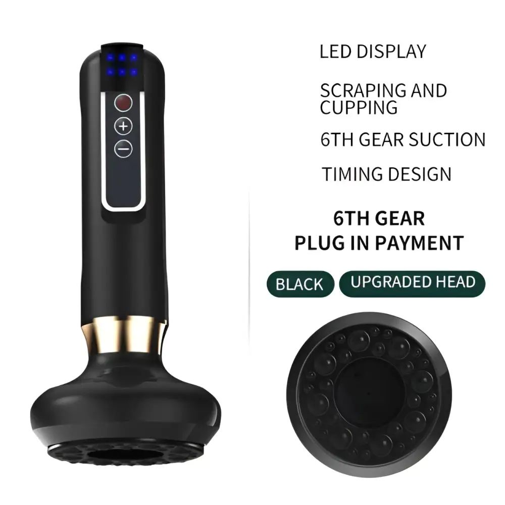 Electric Vacuum Cupping Massager and Gua Sha Device