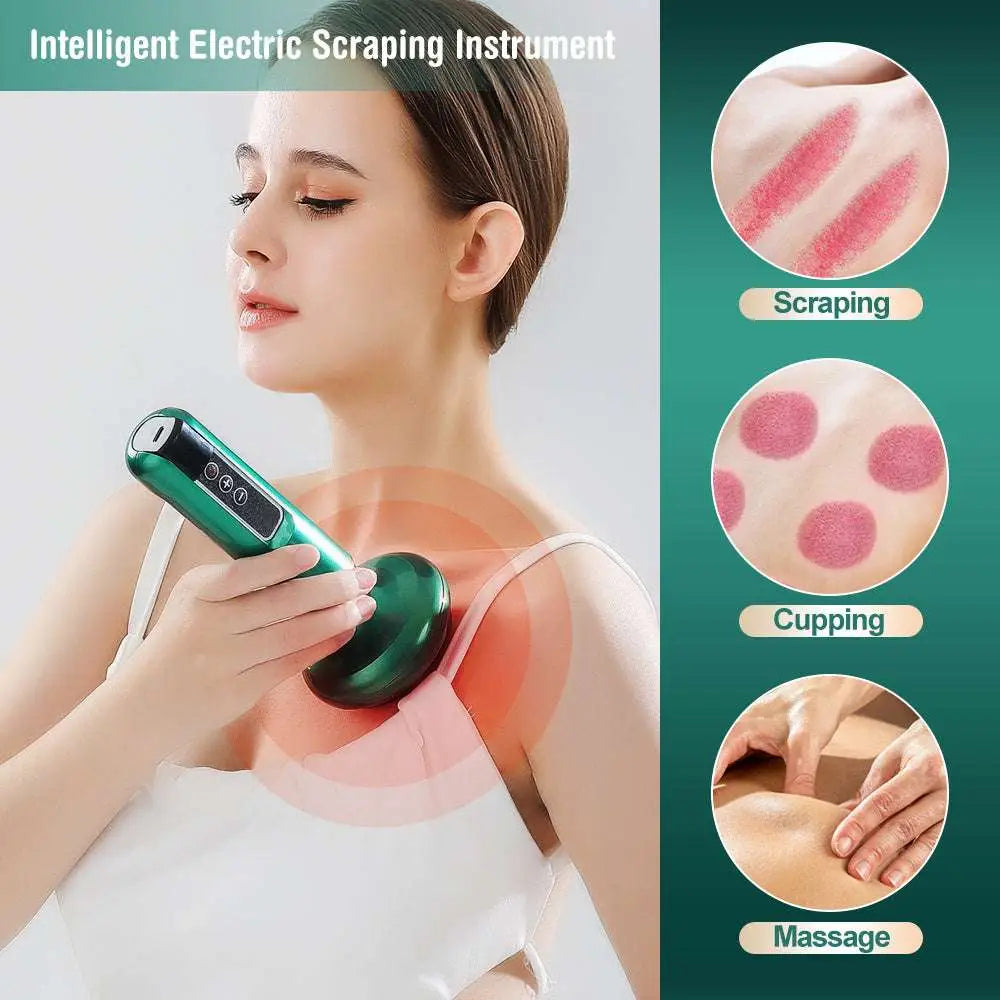 Electric Vacuum Cupping Massager and Gua Sha Device