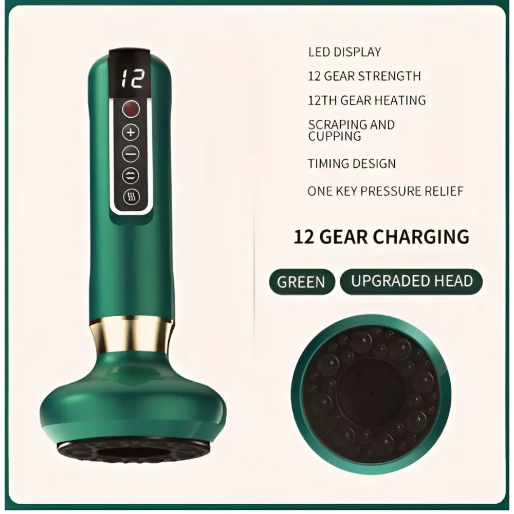 Electric Vacuum Cupping Massager and Gua Sha Device