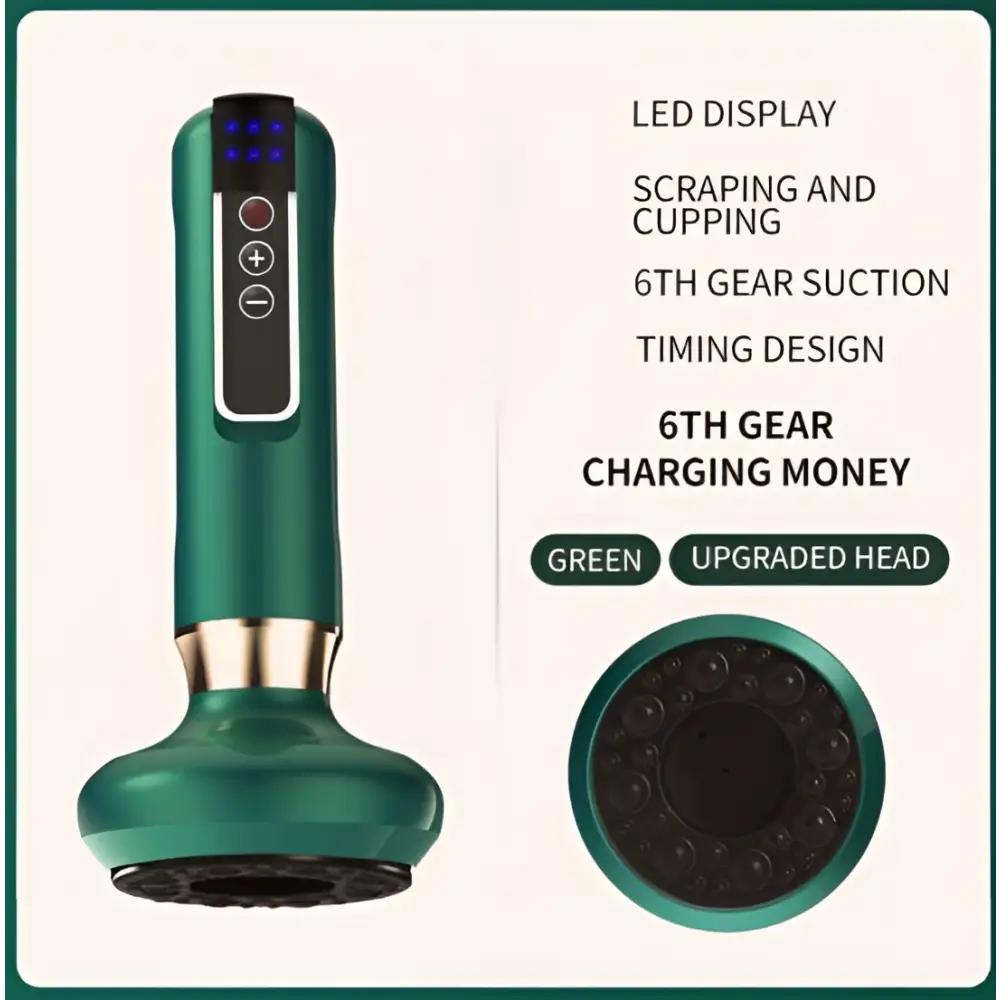 Electric Vacuum Cupping Massager and Gua Sha Device