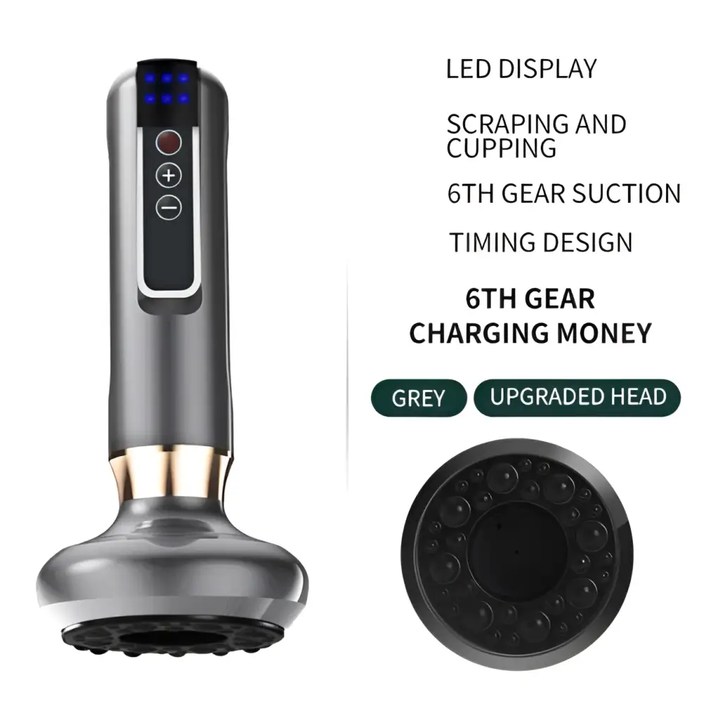 Electric Vacuum Cupping Massager and Gua Sha Device