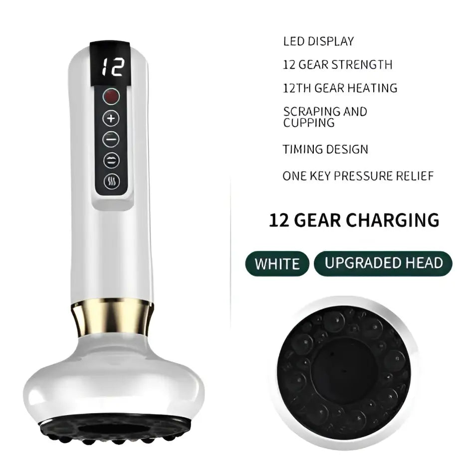 Electric Vacuum Cupping Massager and Gua Sha Device
