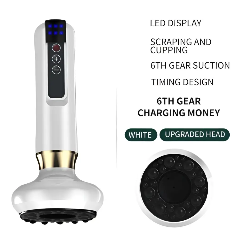 Electric Vacuum Cupping Massager and Gua Sha Device
