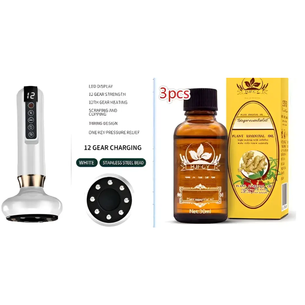 Electric Vacuum Cupping Massager and Gua Sha Device