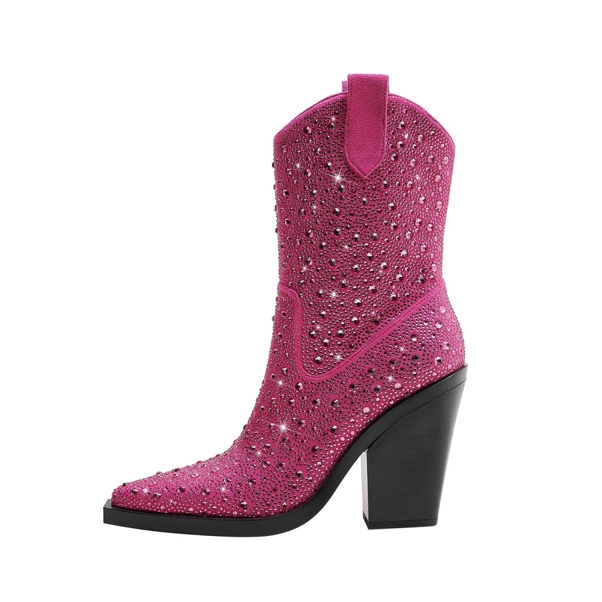 Elegant Rhinestone Country Princess Boots-5