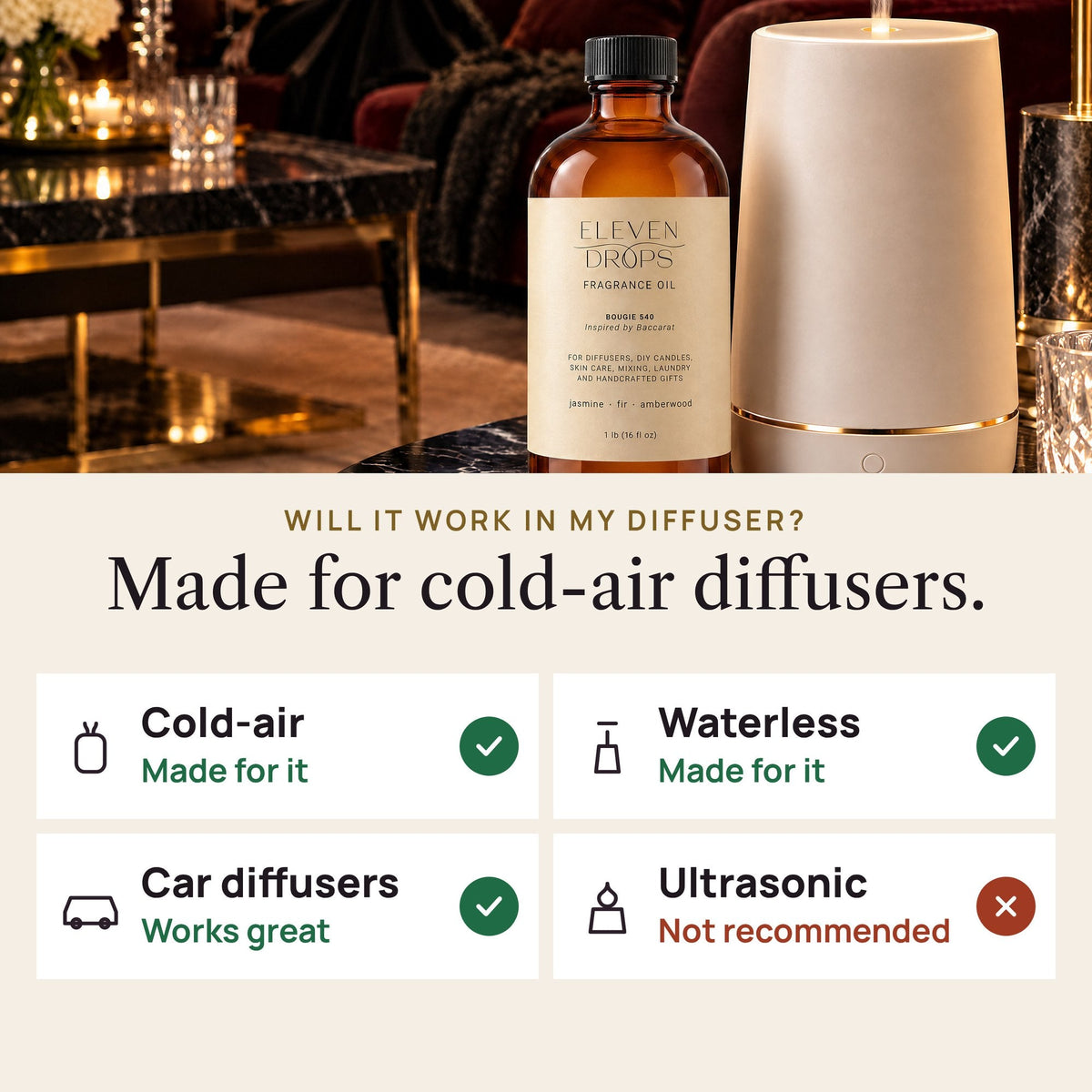 Bougie 540 Diffuser Oil – Premium Fragrance Oil
