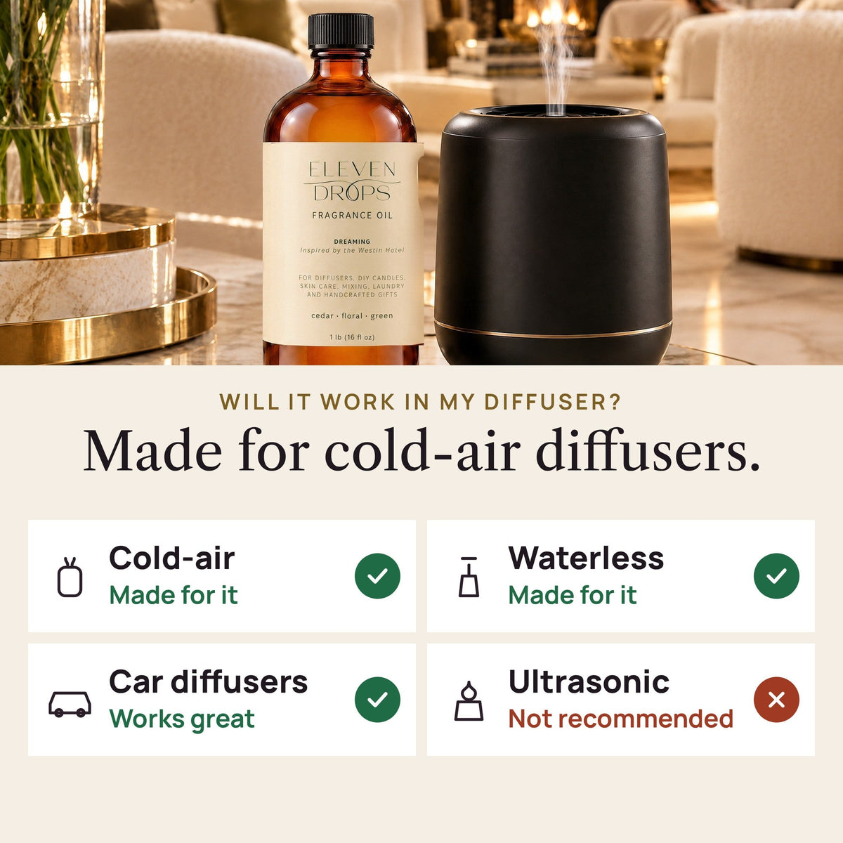 Dreaming Diffuser Oil Premium Fragrance Oil Luxury in a Bottle