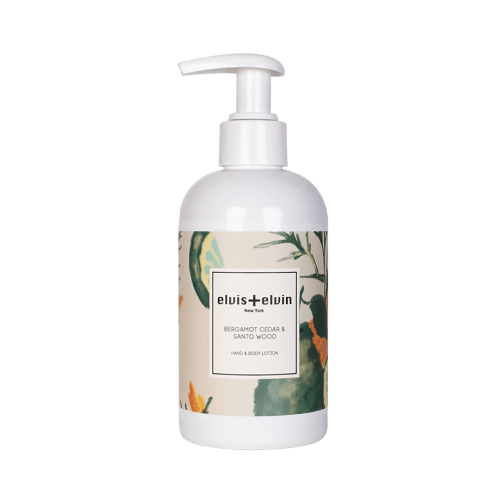 elvis+elvin Bergamot Cedar & Santo Wood Hand & Body Lotion-0