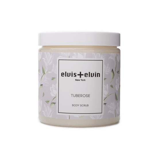 elvis+elvin Tuberose Body Scrub with Dead Sea Salt 300ml