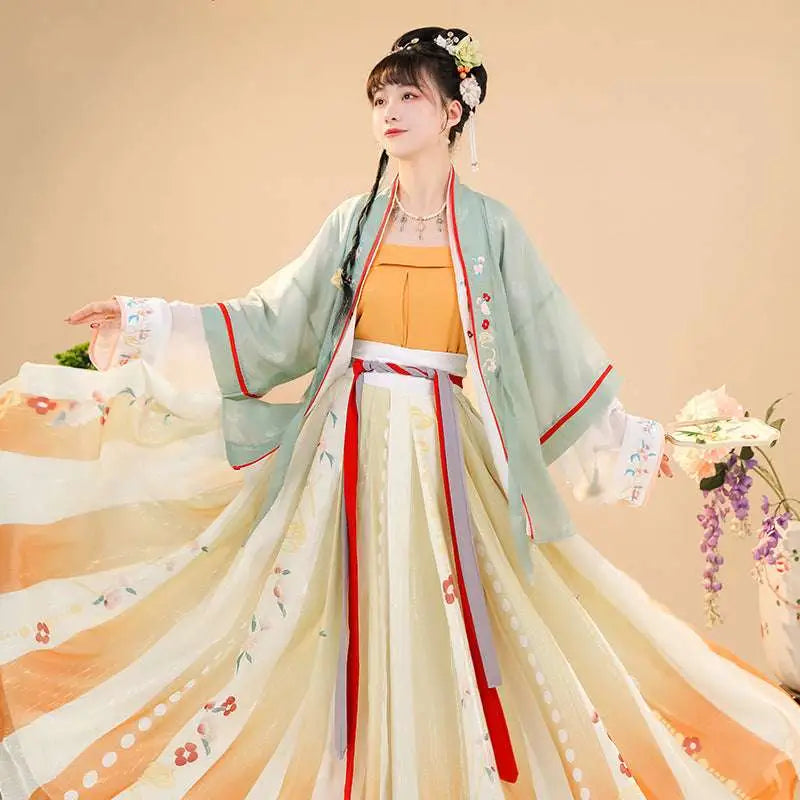 Embroidered Han Chinese Clothing Summer Improvement