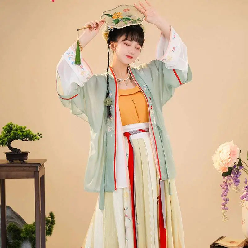 Embroidered Han Chinese Clothing Summer Improvement