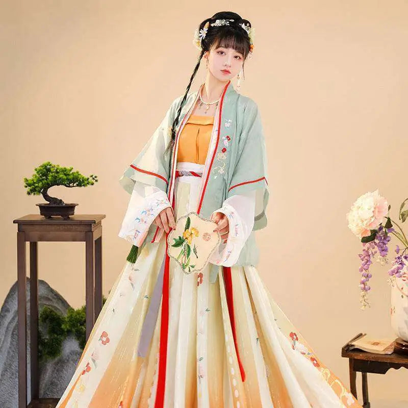 Embroidered Han Chinese Clothing Summer Improvement