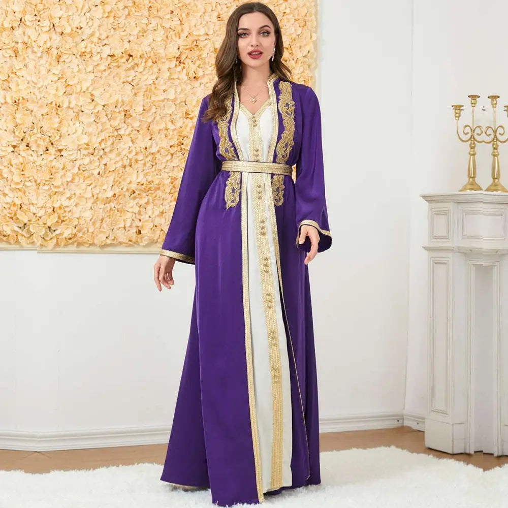 Embroidered Long Sleeve Foreign Trade Dress
