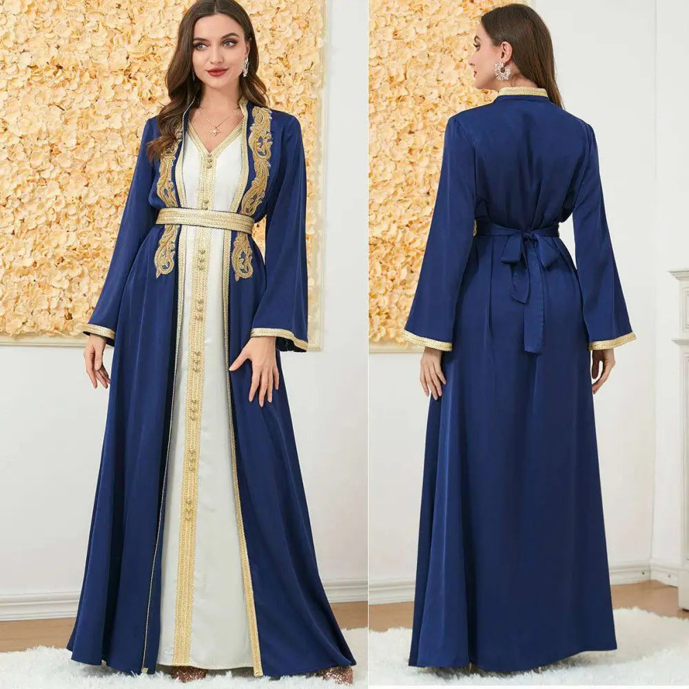 Embroidered Long Sleeve Foreign Trade Dress