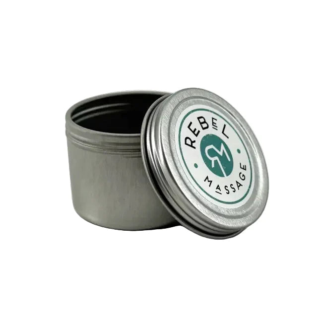 Massage Butter • Empty Tin, Pre-labeled