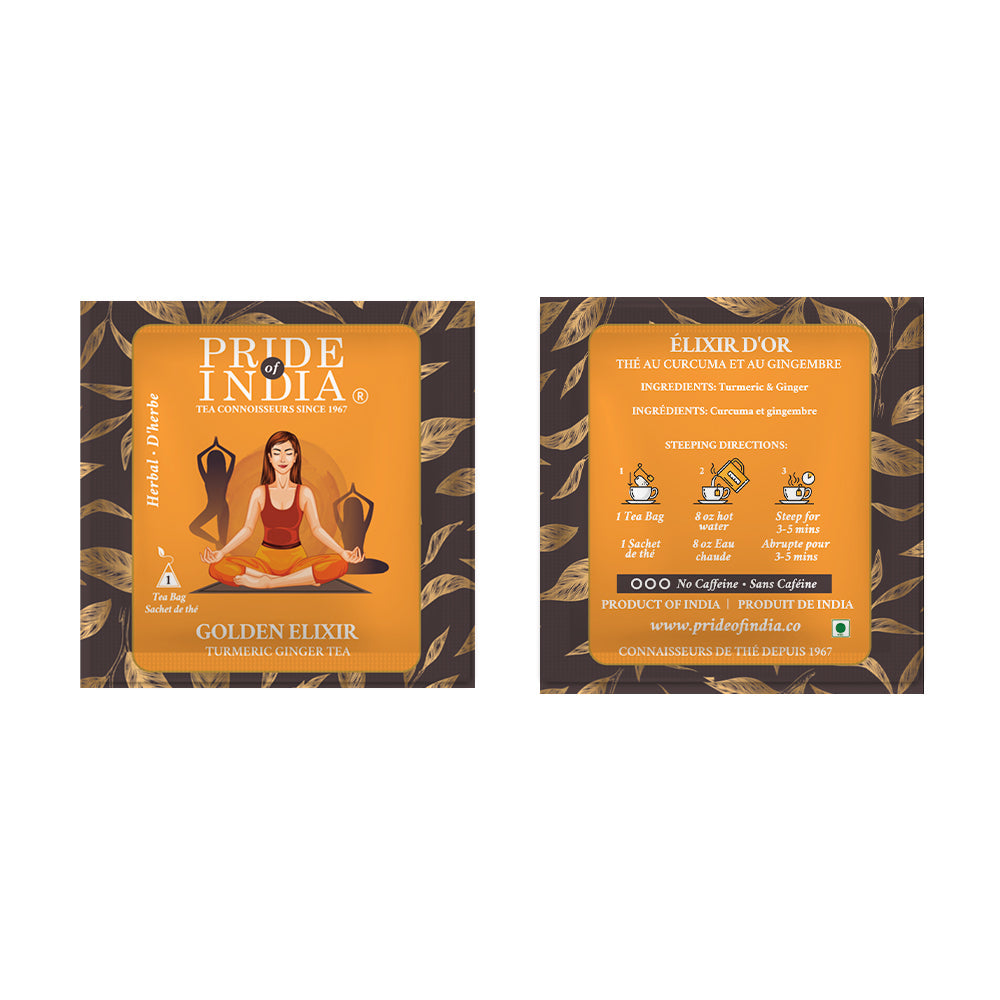 Golden Elixir - Turmeric Ginger Tea Bags-3