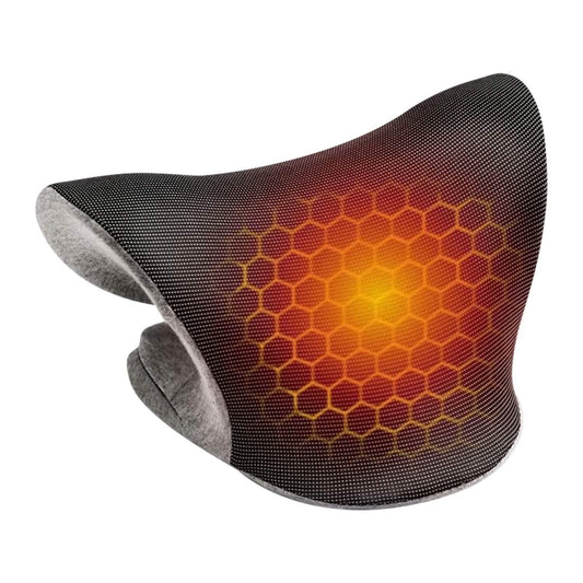 Ergonomic Heated Neck Stretcher Cervical Traction Therapy Pillow with Graphene Heating Pad