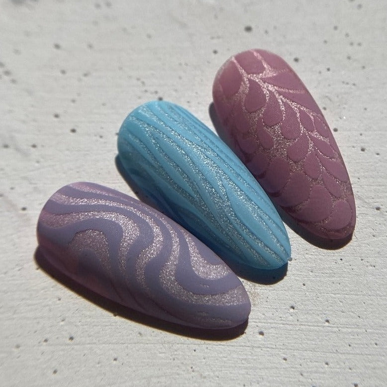 DARK Stamping Polish Purple #08, 8ml-3