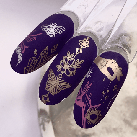 DARK Stamping Polish Rose Gold Metallic #20, 10ml-1