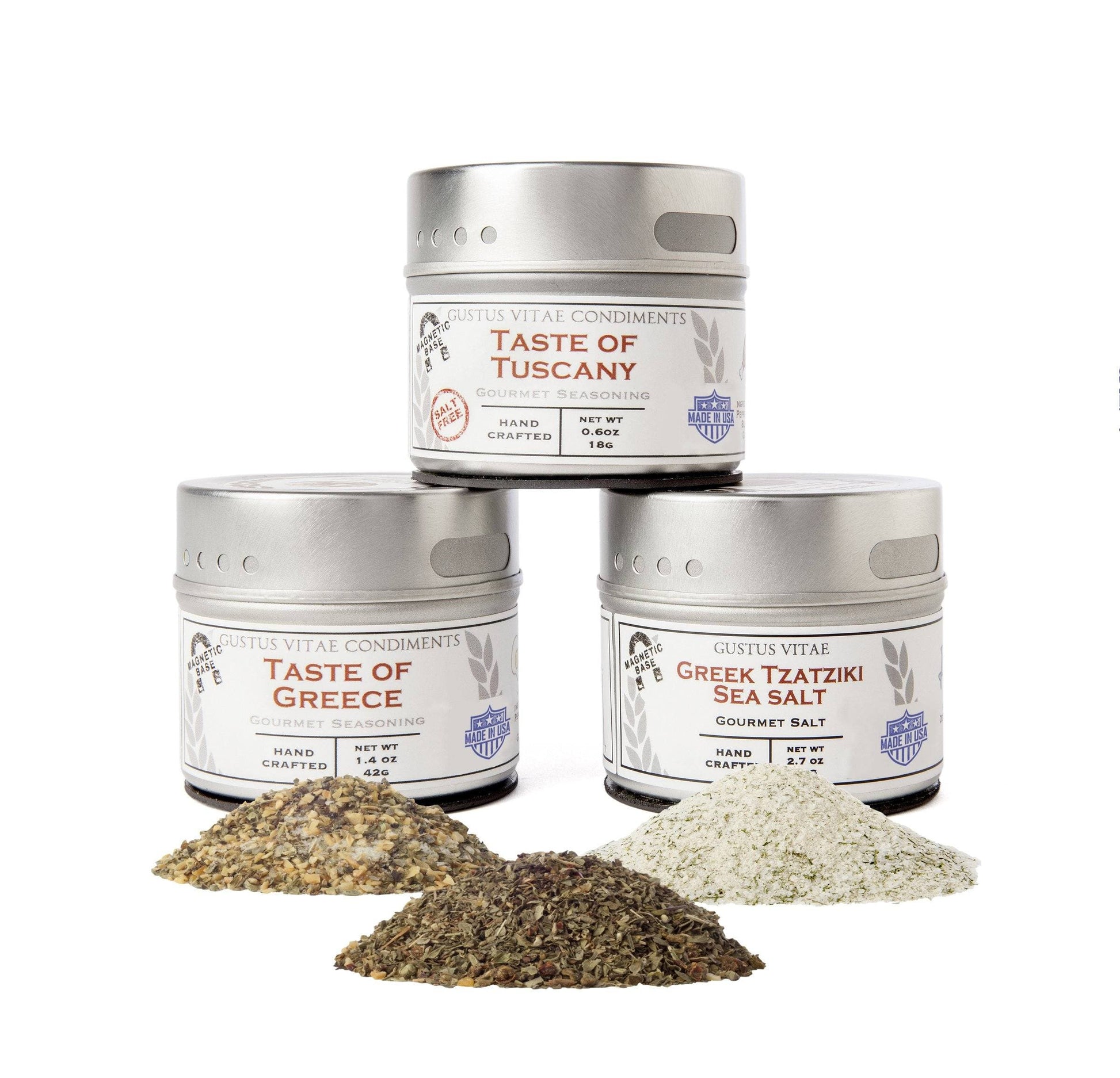 European Vacation Seasonings Collection - 3 Tins-0