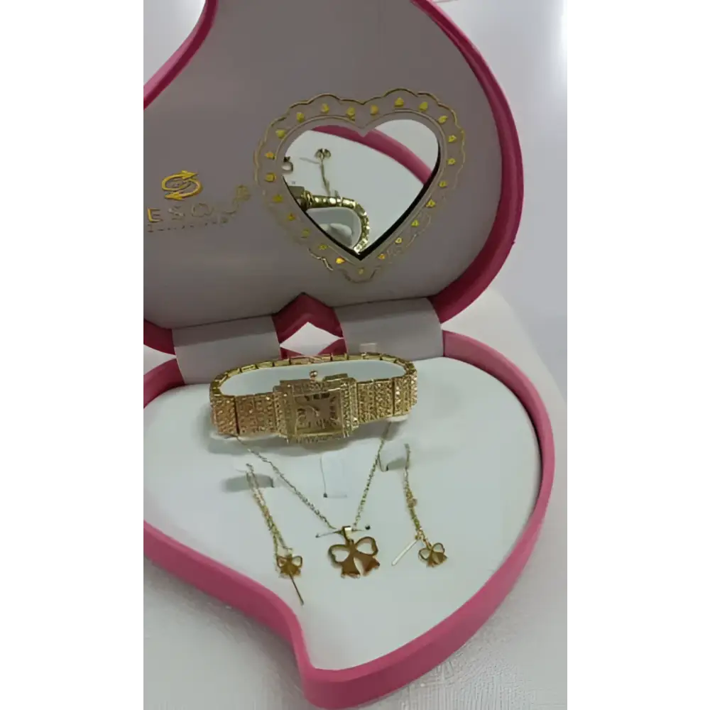 Exquisite Jewelry Watch Necklace Gift Box