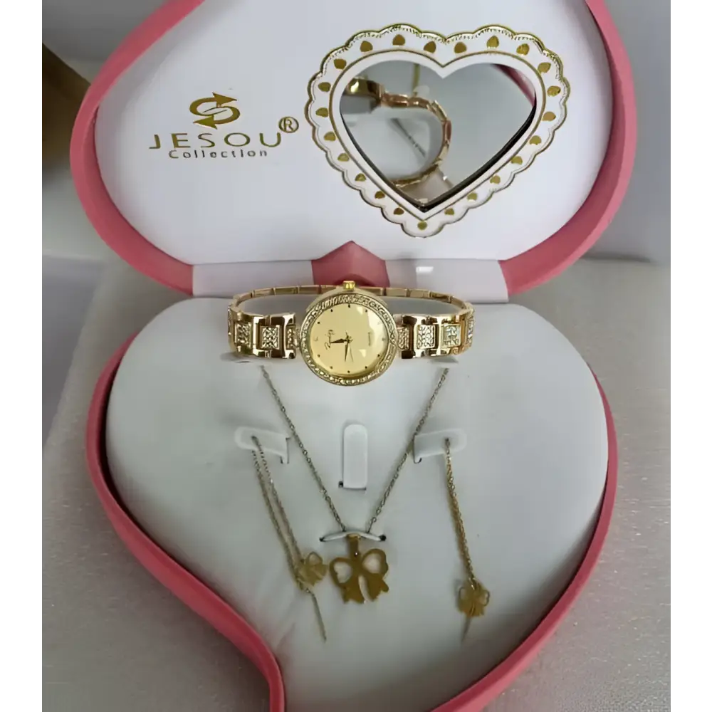 Exquisite Jewelry Watch Necklace Gift Box